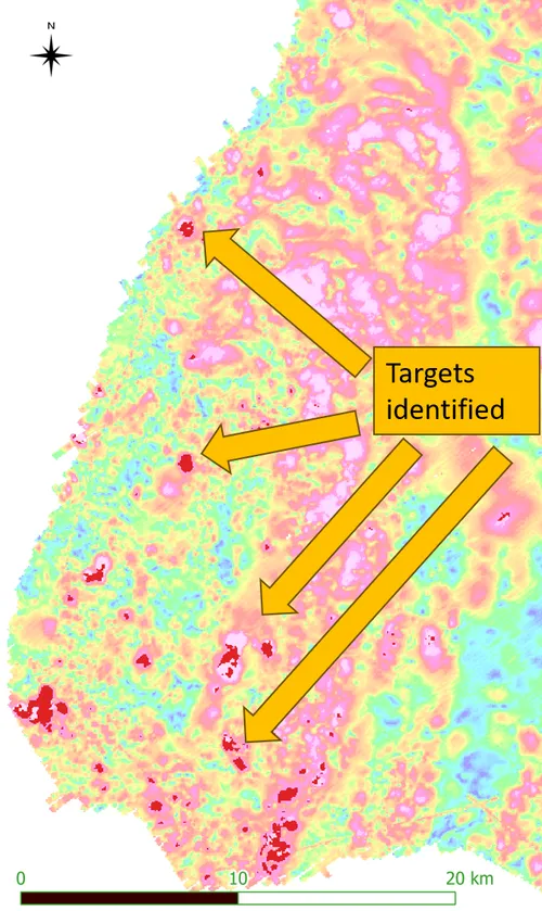 Greenfield Nickel Laterite — identified targets